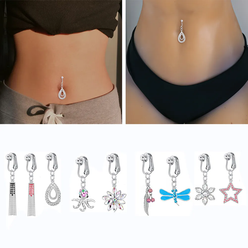 fake tummy piercing