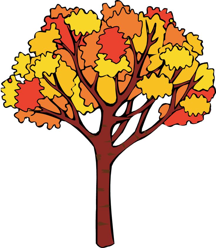 fall clip art tree