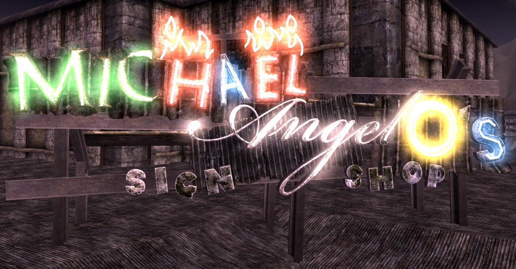 fallout new vegas michael angelos workshop