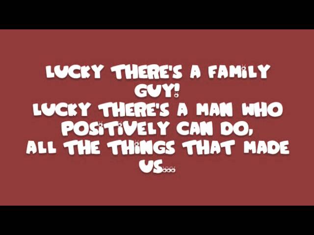 family guy song lyrics