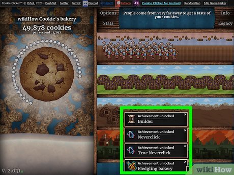 cookie clicker android achievements