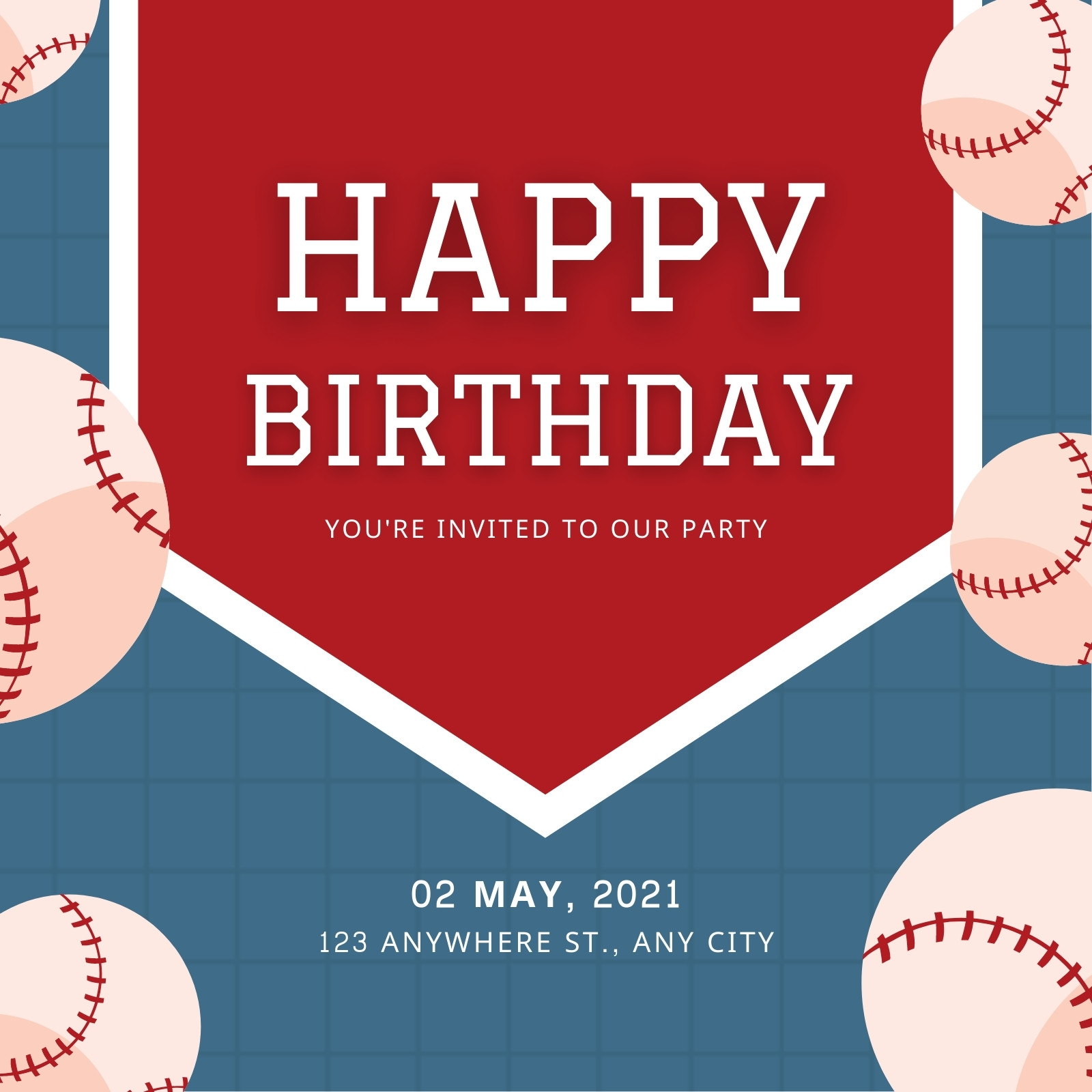 baseball invitation template free