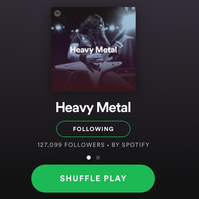 spotify metal playlists