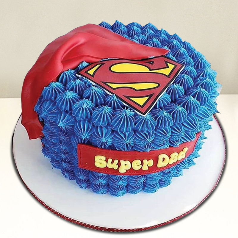 superman cake decoration