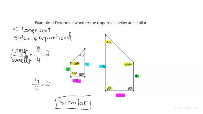 two polygons are similar if