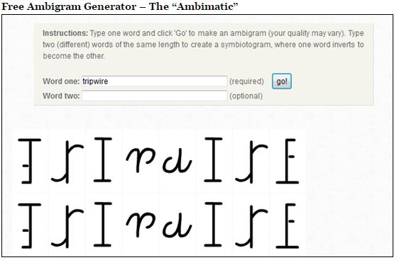 ambigram generator online free