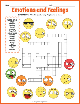 feeling feelings crossword