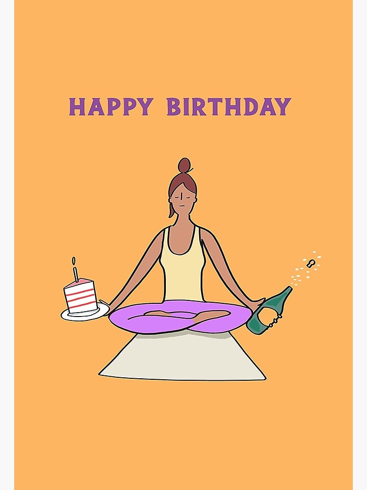 feliz cumple yoga