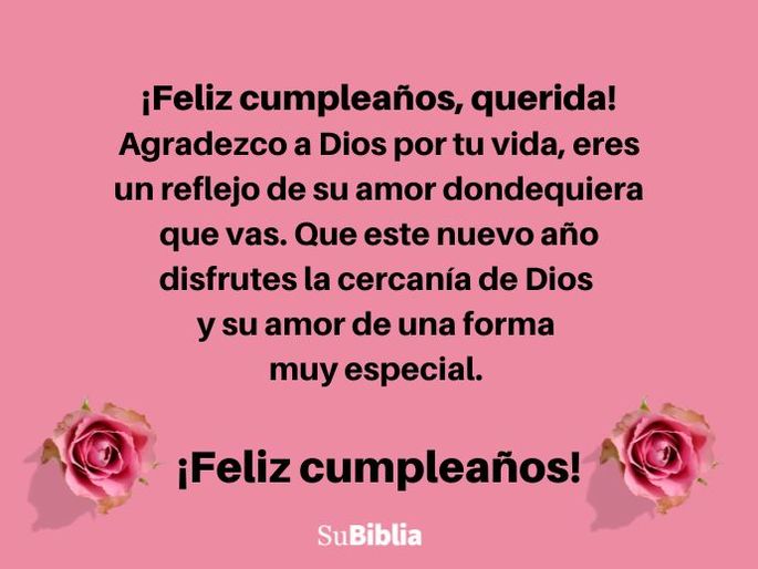 feliz cumpleaños cristianas para mujer