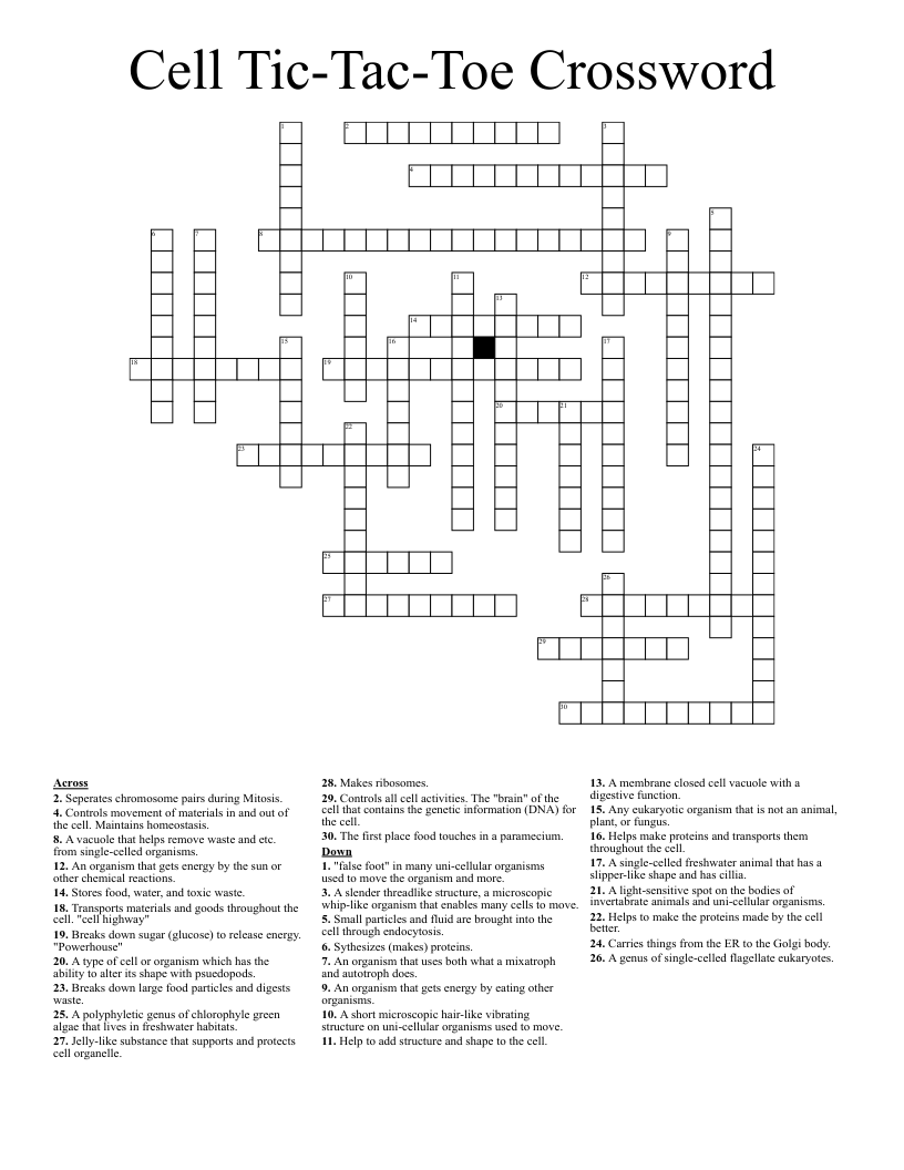 alter the structure of crossword
