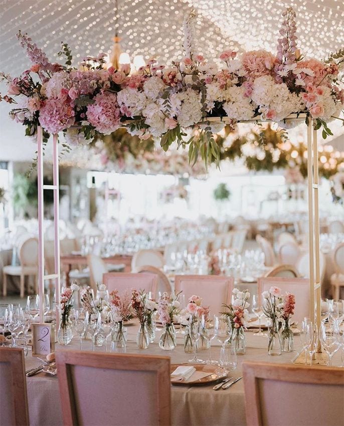 arreglos de mesa boda