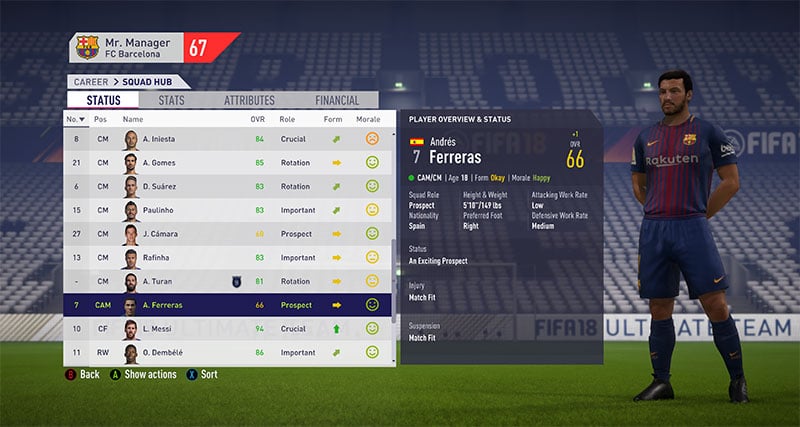 fifa 18 player potential