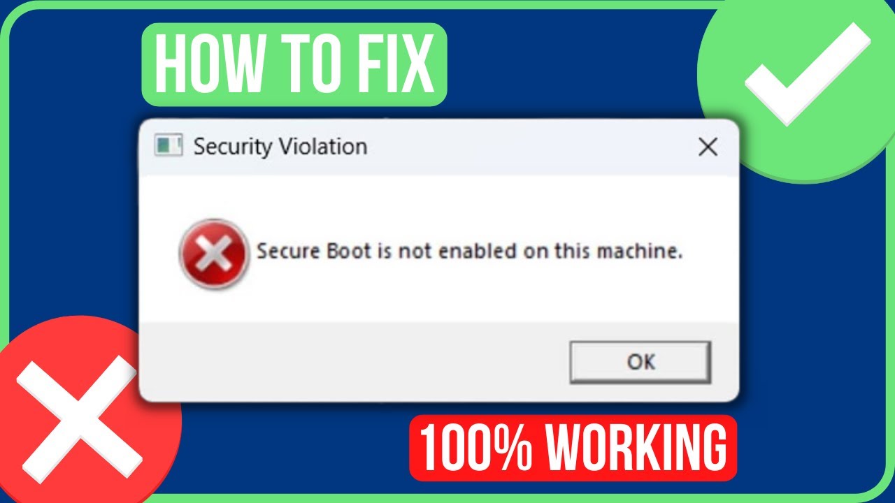 fifa 23 secure boot is not enabled