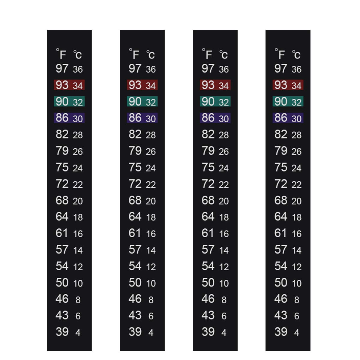 fish tank thermometer strip