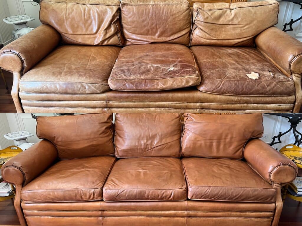 fix pleather couch