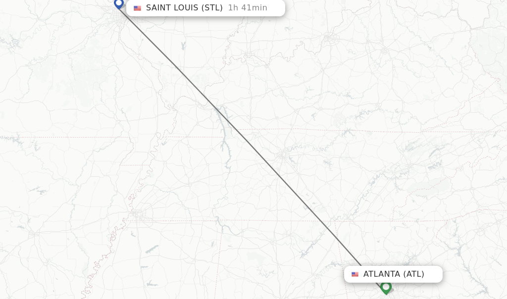 flights from atlanta to st. louis