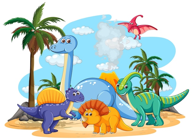 fondo dinosaurios png