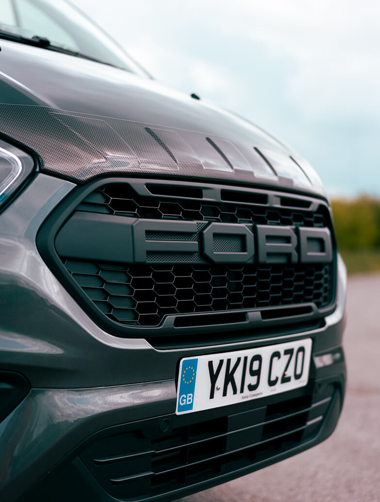 ford transit custom raptor grill