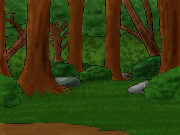 forest background drawing