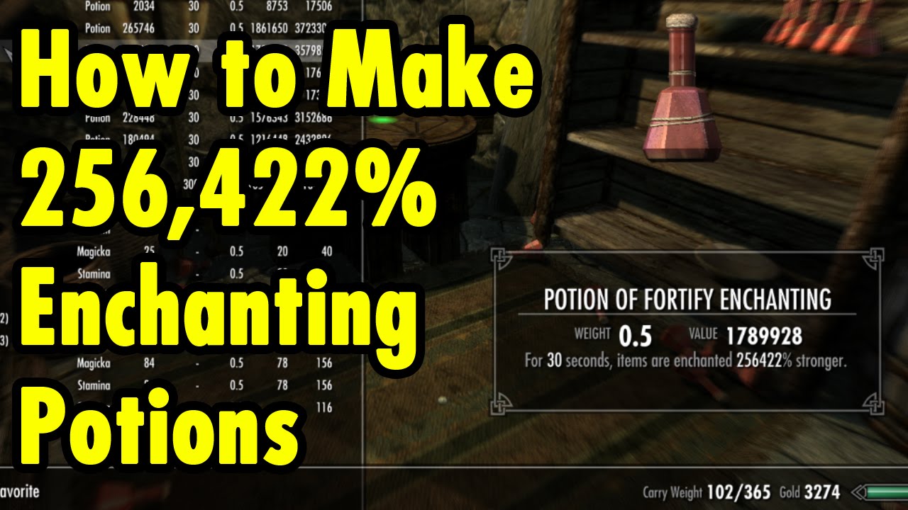 fortify enchanting items