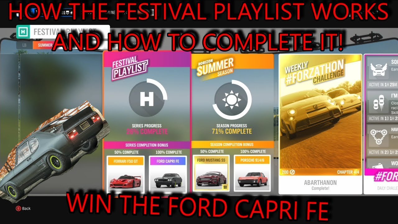 forza horizon 4 horizon playlist