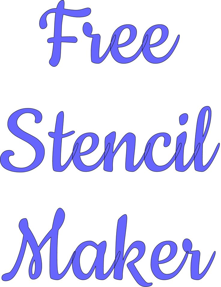 free stencil picture maker