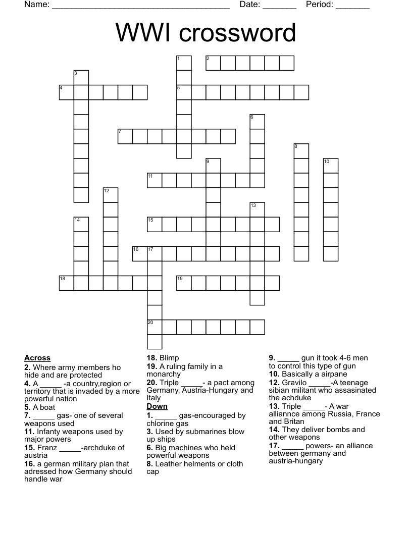 french handle crossword