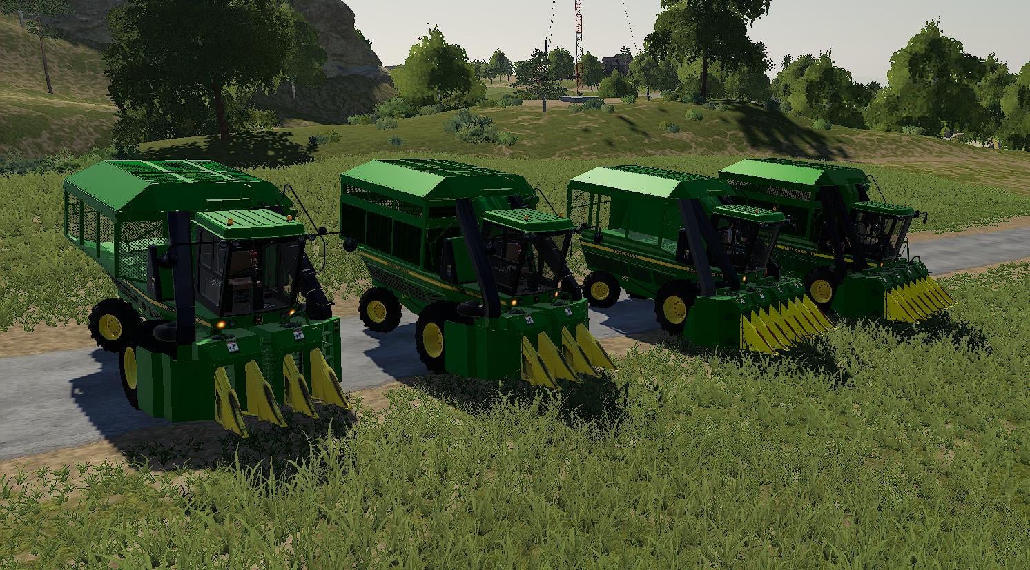 fs22 cotton harvester