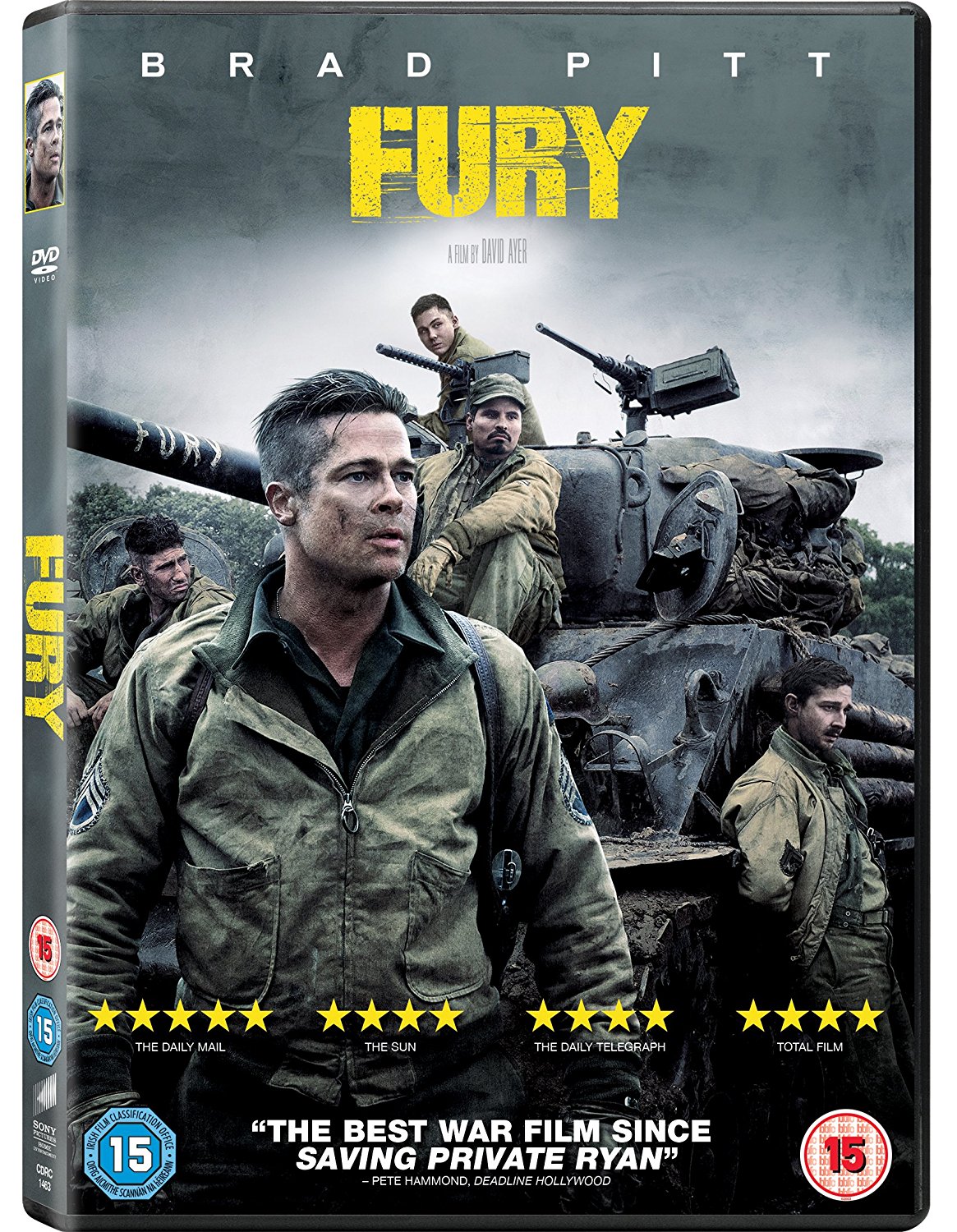 fury film age rating