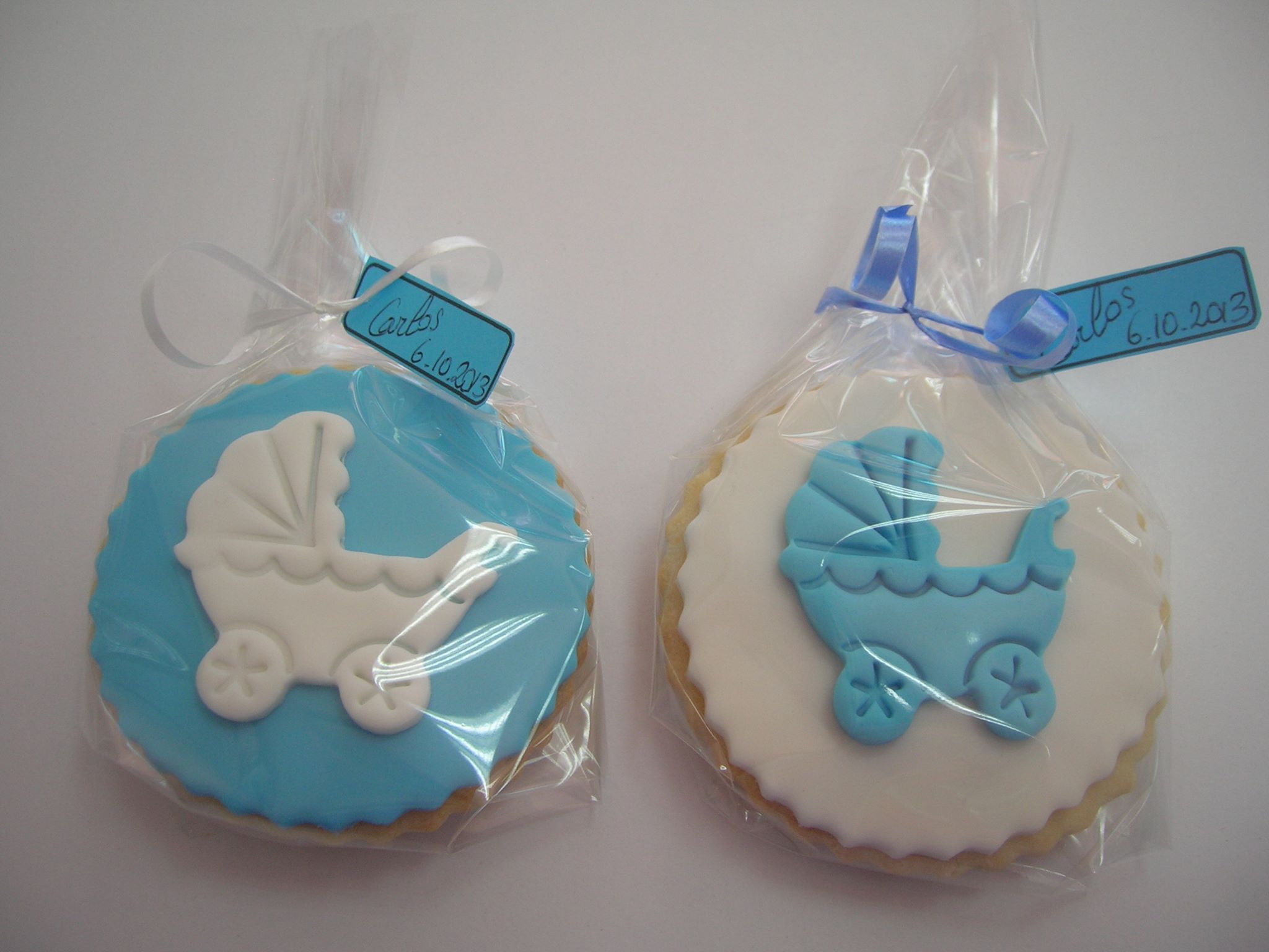 galletas decoradas con fondant para baby shower