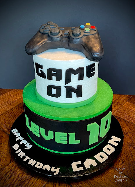 game controller birthday cake