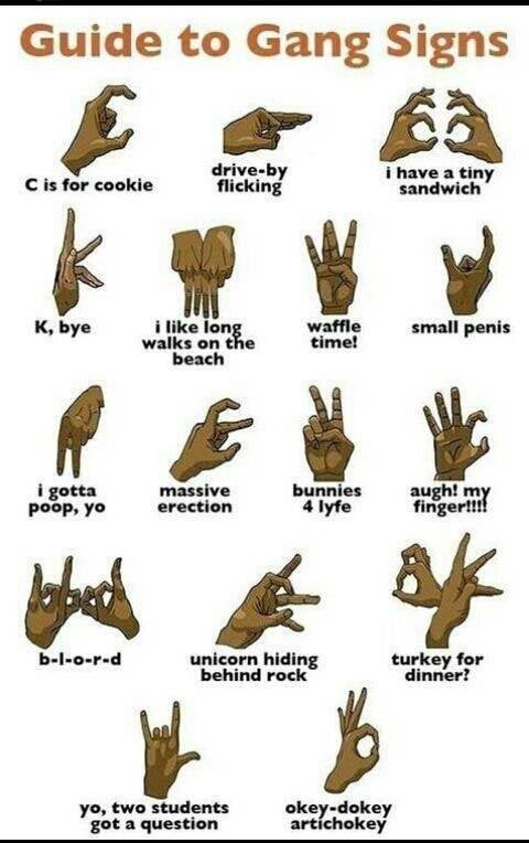 gangster disciples gang signs