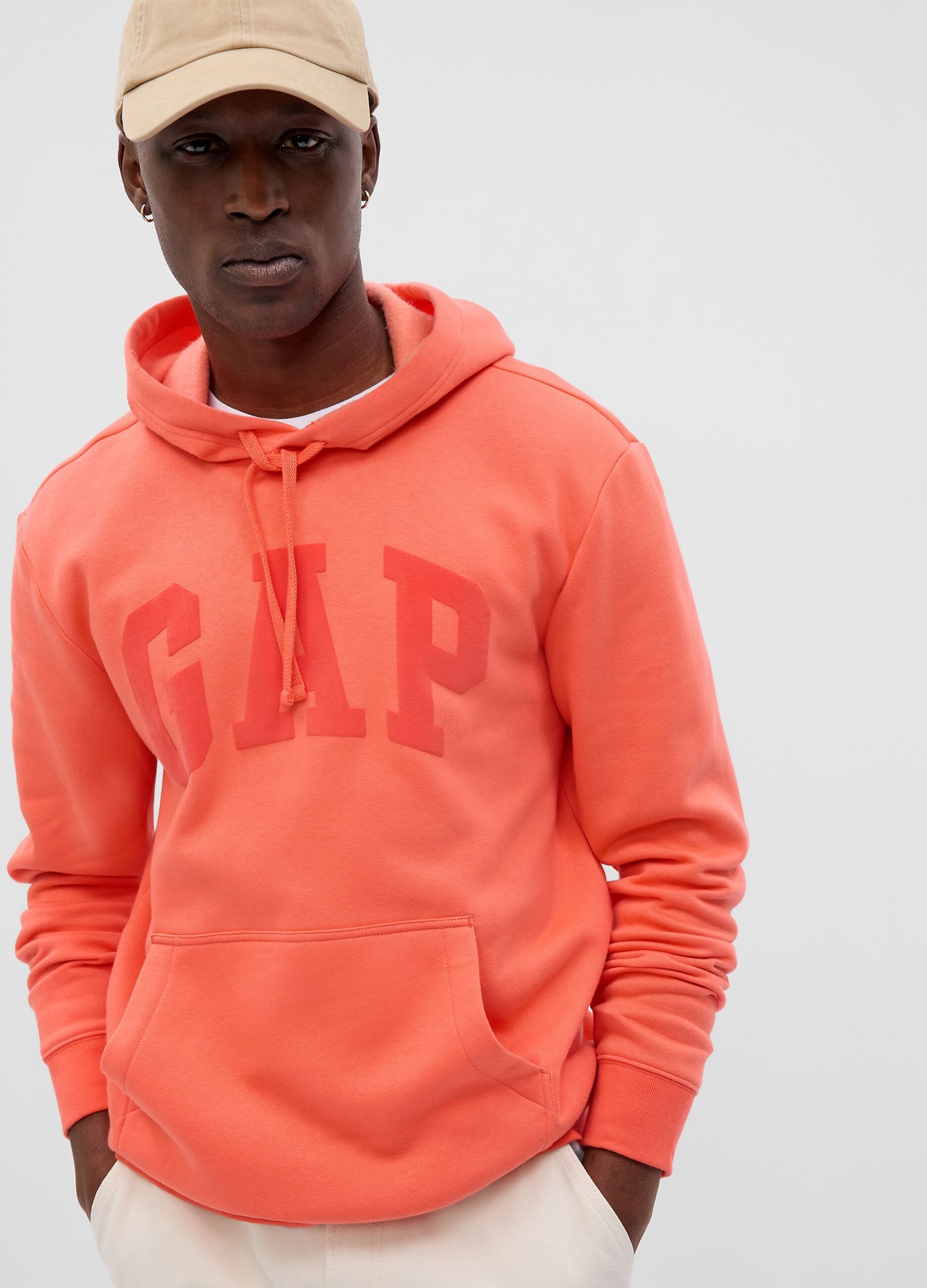 gap orange hoodie