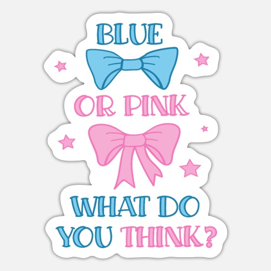 gender reveal stickers