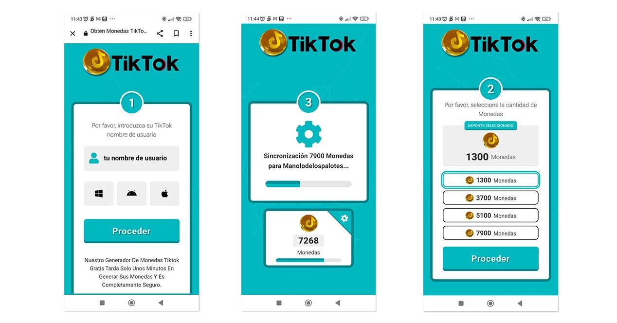 generador monedas tiktok