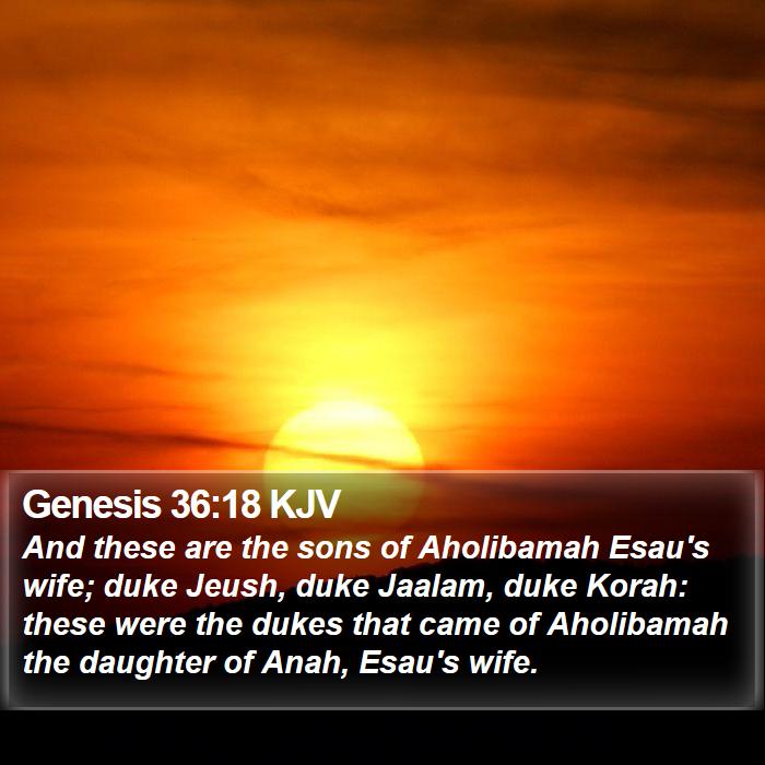 genesis 36 kjv