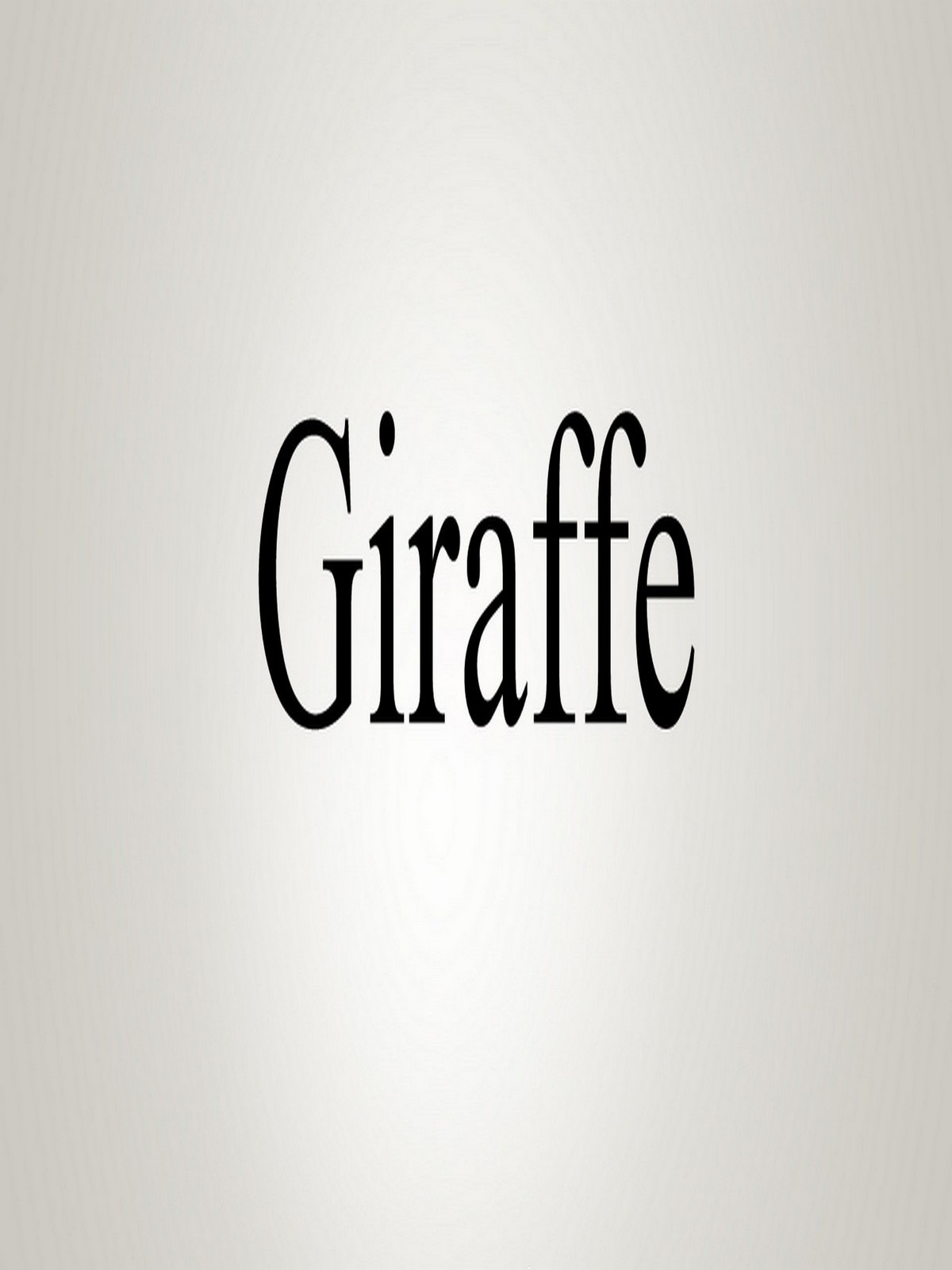 giraffe pronounce