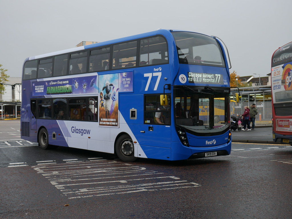 glasgow airport bus 77