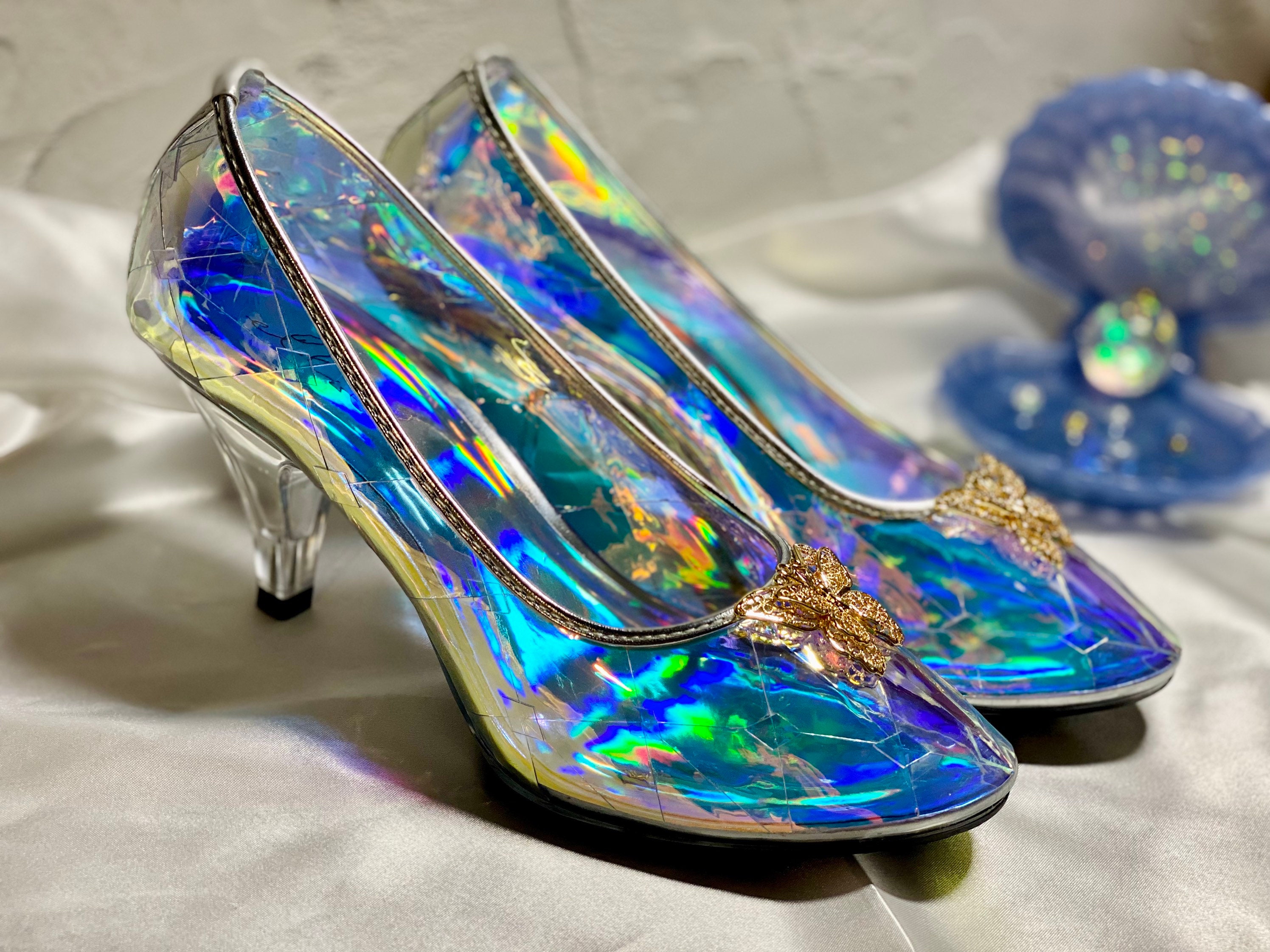 glass slipper shoes