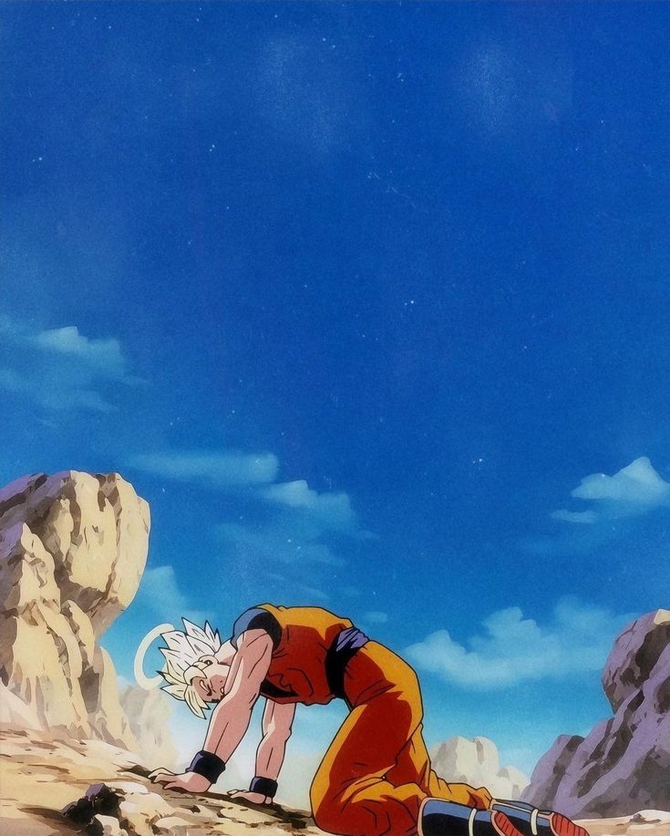 goku kneeling