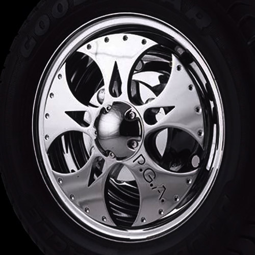 golf cart spinner rims