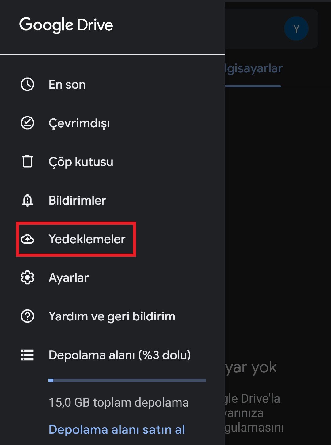 google drive dan whatsapp mesajlarını okuma