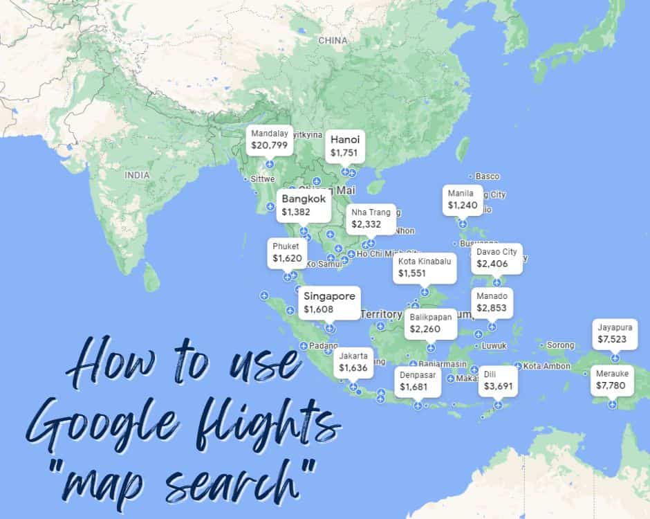 google maps flights