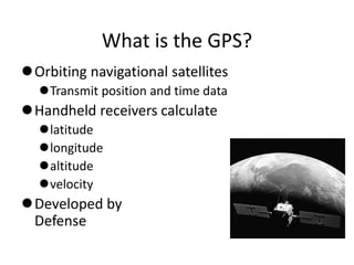 gps navigation system ppt