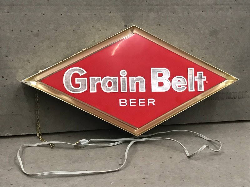 grain belt lighted sign