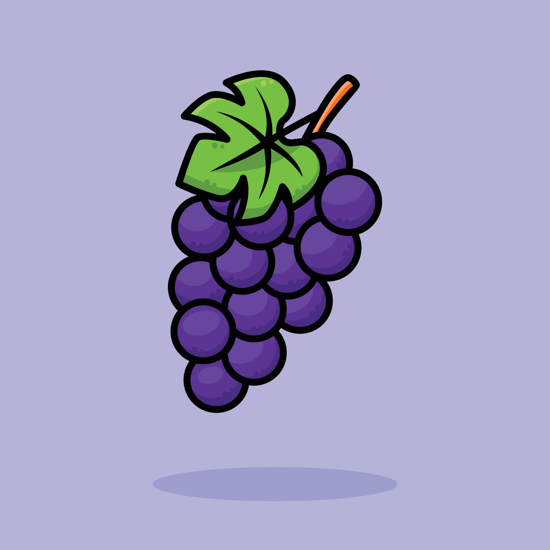 grape cartoon