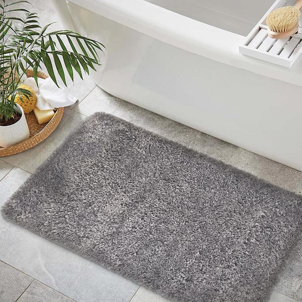 gray bath mats