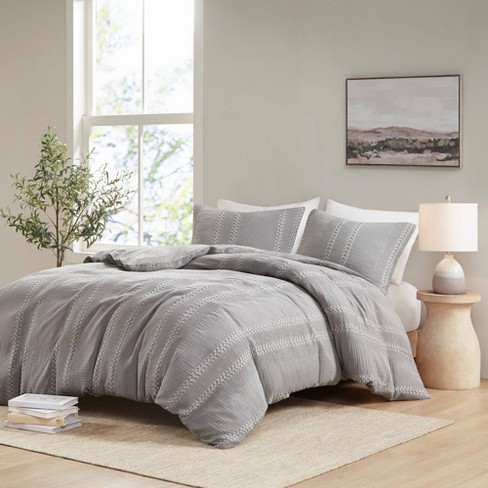 gray duvet cover