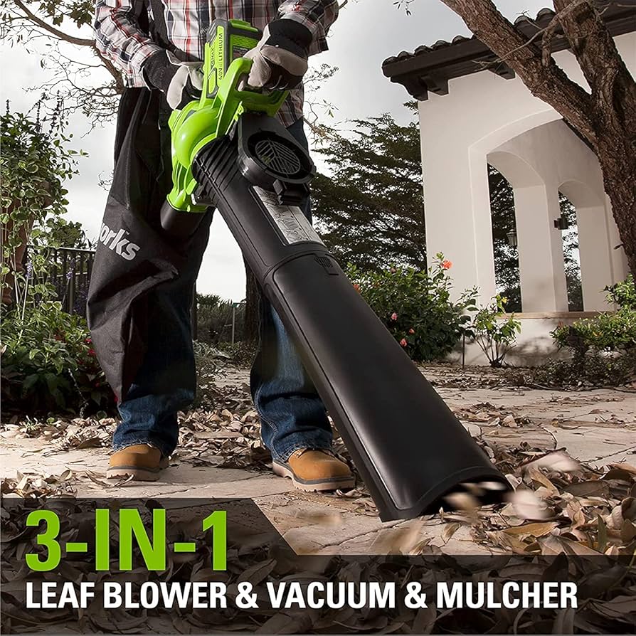 greenworks leaf blower and vacuum 40v cordless