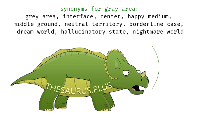 grey area thesaurus